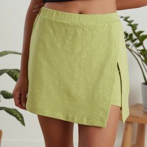 Lime Green Mini Skirt